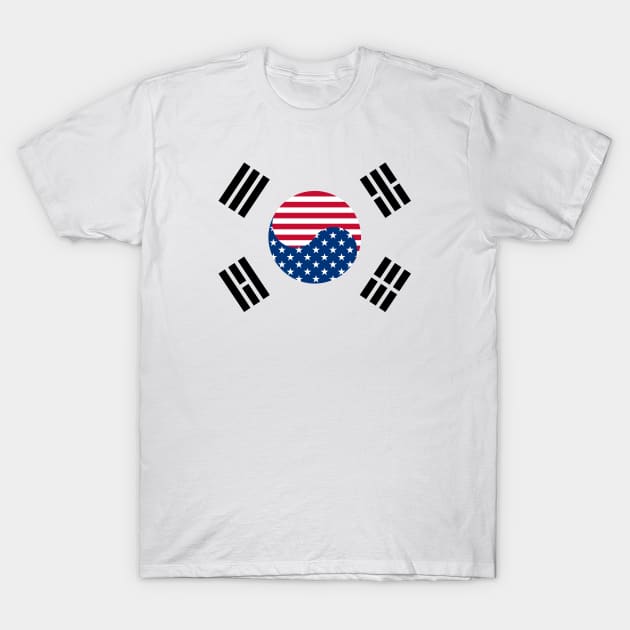 Korean American Flag T-Shirt by jkim31